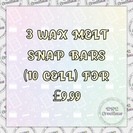 3 Snap Bars for £9.99 (10 CELL SNAP BARS)